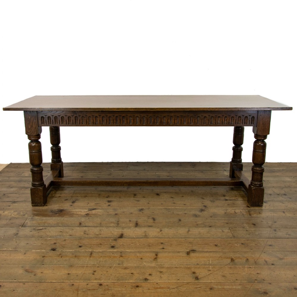 Antique Oak Refectory Dining Table View II