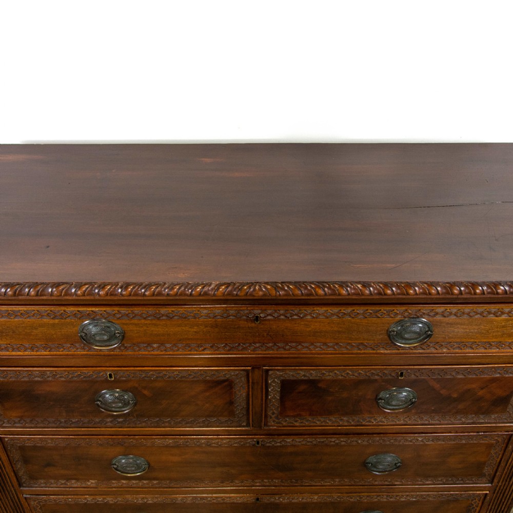 Large Antique Mahogany Chest of Drawers View II