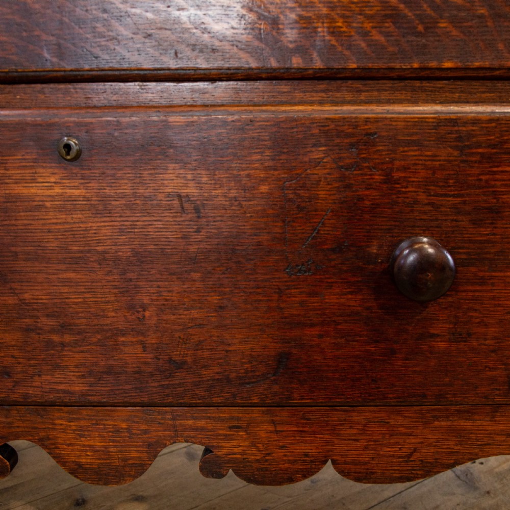 Large Antique Oak Chest of Drawers View XI