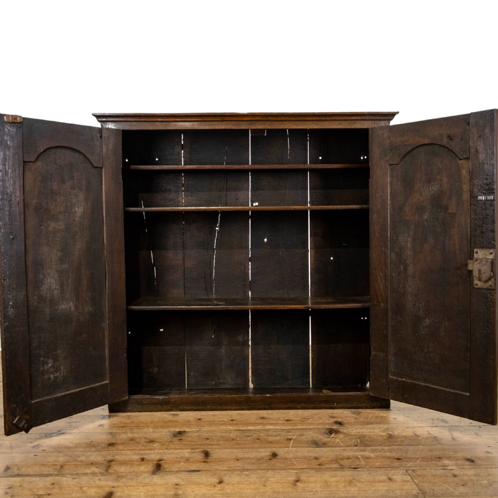 18th Century Antique Oak Cupboard View VII