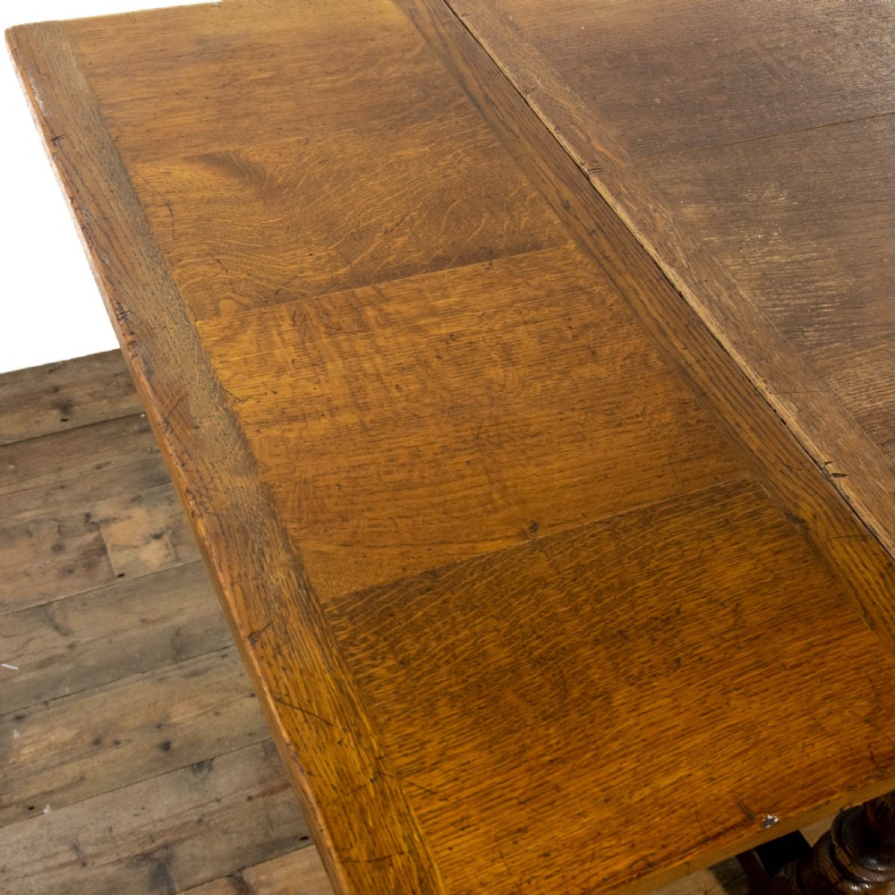 Extendable Antique Dining Table in the Jacobean Style View IX