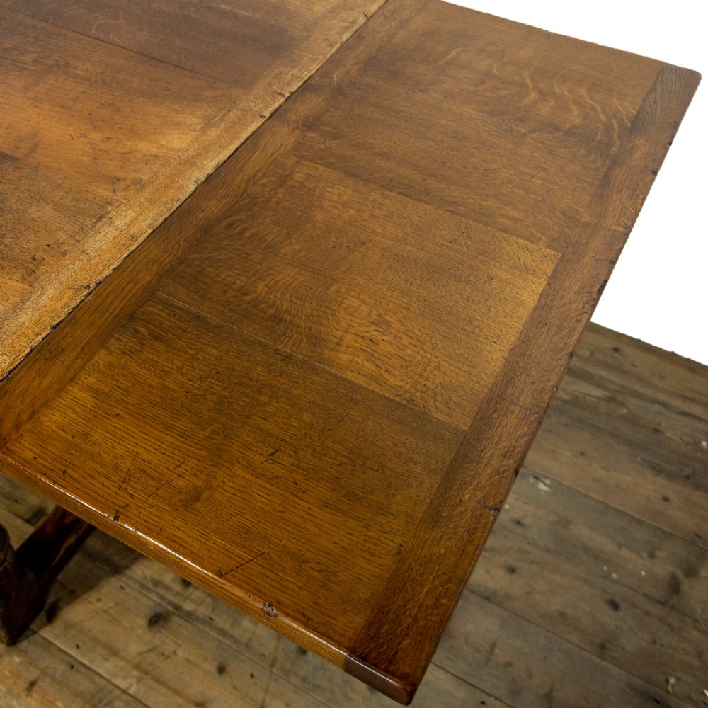 Extendable Antique Dining Table in the Jacobean Style View X