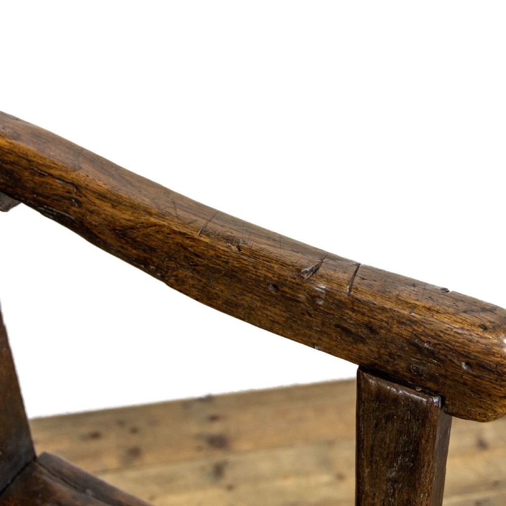 18th Century Antique Oak Settle View X