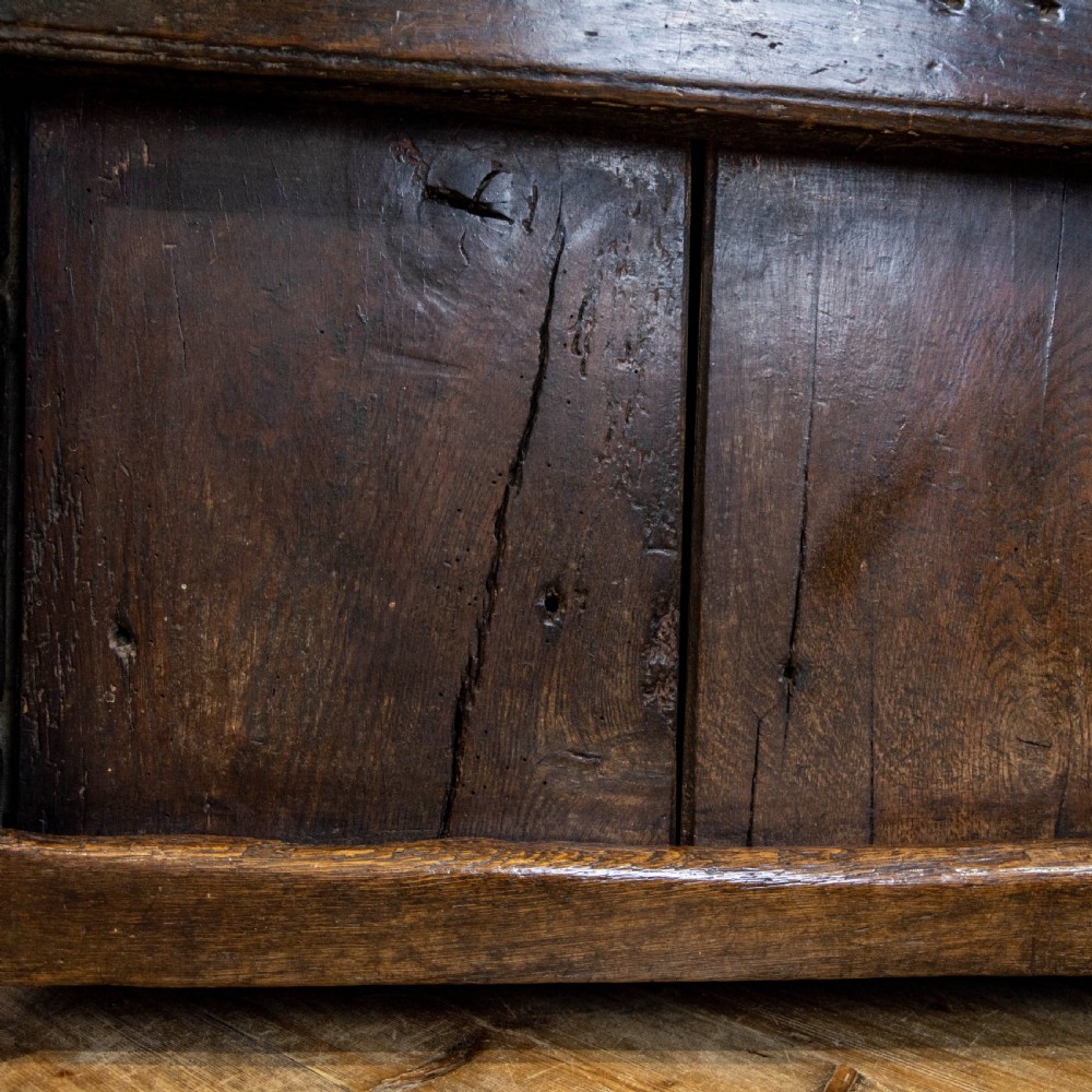 18th Century Antique Oak Settle View XI