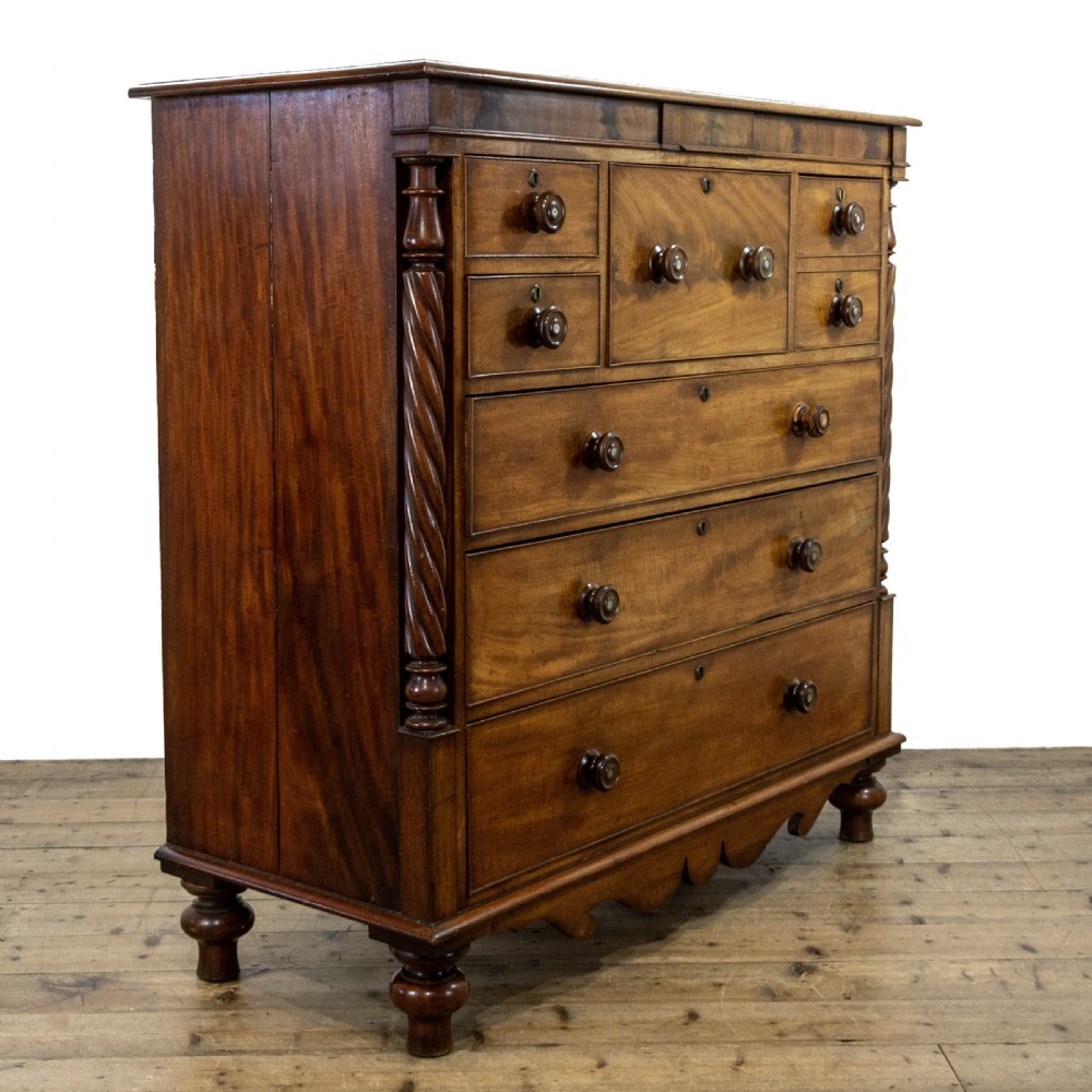 Victorian Scottish Mahogany Chest of Drawers View V