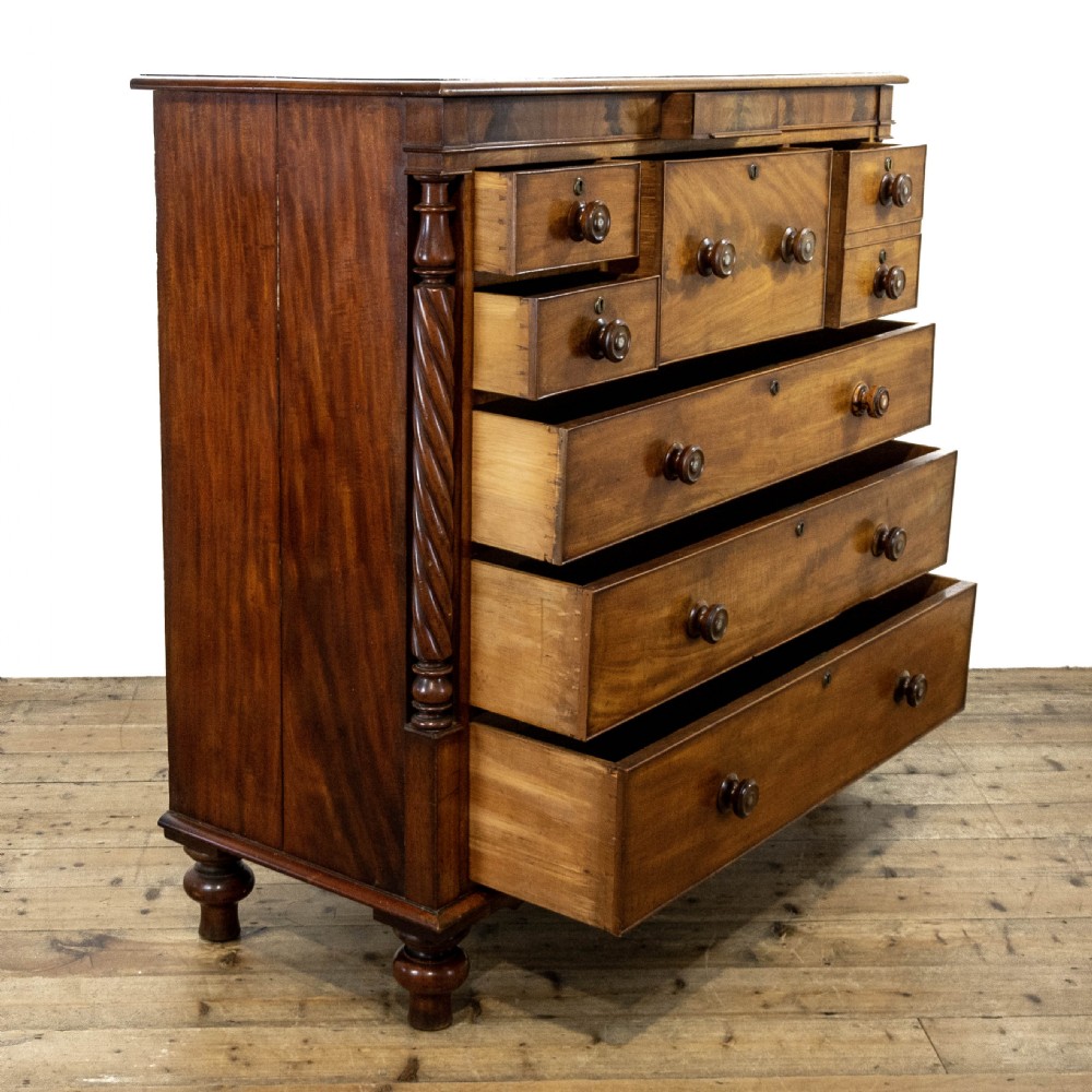 Victorian Scottish Mahogany Chest of Drawers View VI