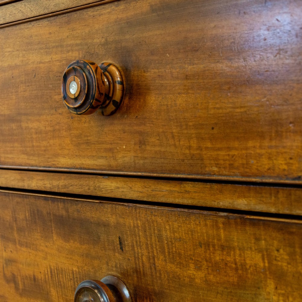 Victorian Scottish Mahogany Chest of Drawers View XII