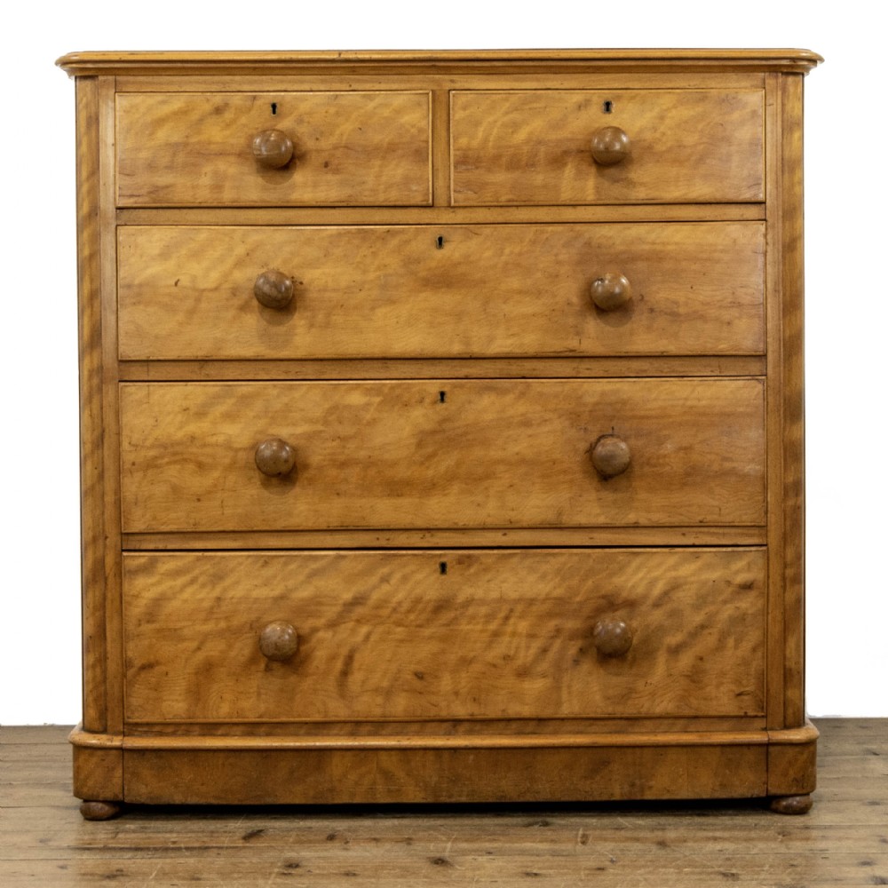 Antique Satinwood Chest of Drawers 