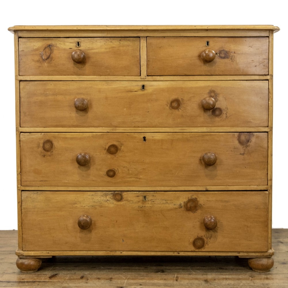 Victorian Antique Pine Chest of Drawers