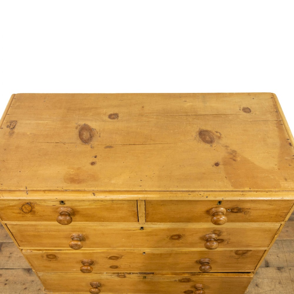 Victorian Antique Pine Chest of Drawers View II