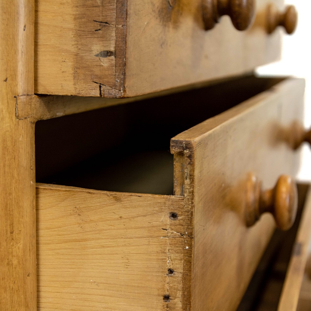 Victorian Antique Pine Chest of Drawers View VI