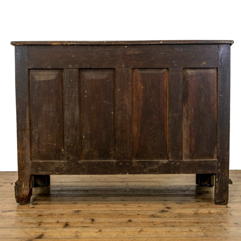 Low Antique Oak Chest of Drawers View VII