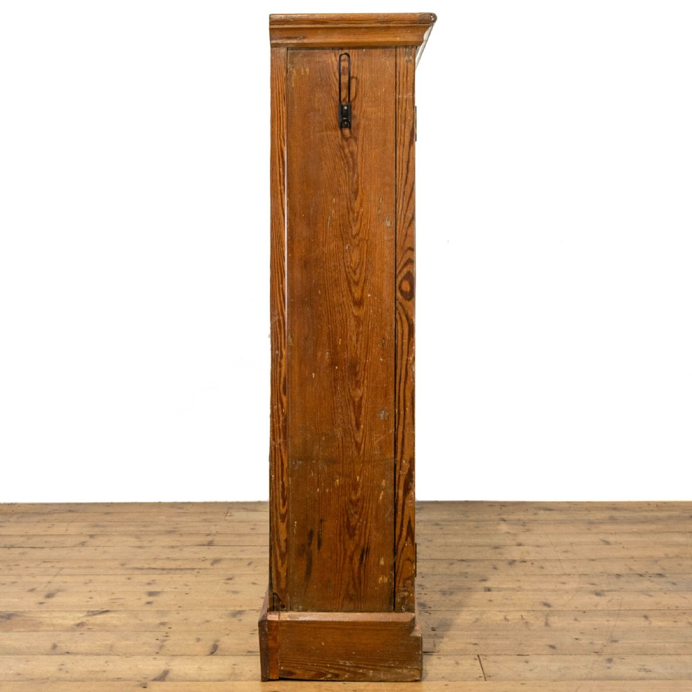 Large Antique Pitch Pine School Cupboard View VII