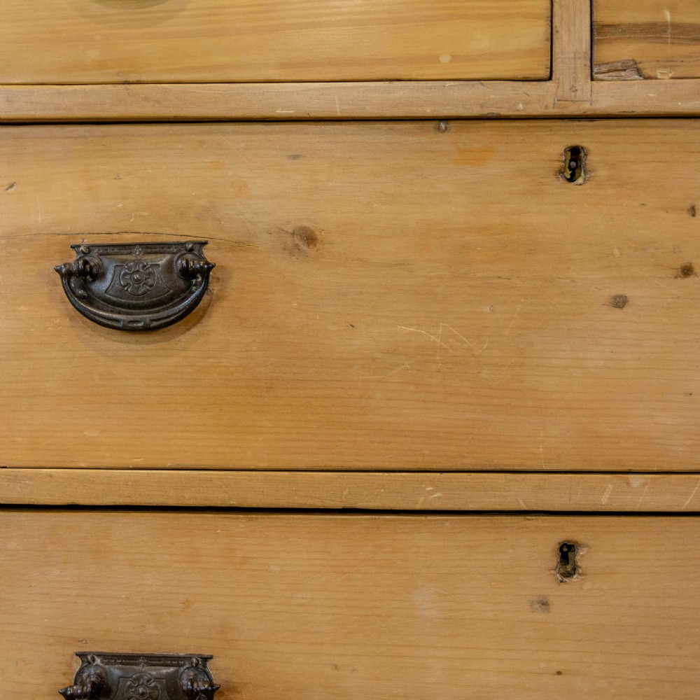 Antique Pine Chest of Drawers View X