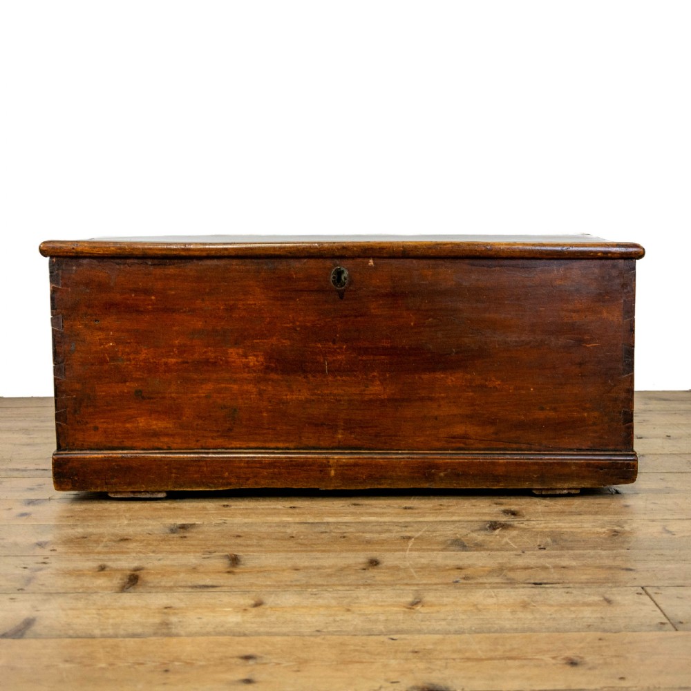 Small 19th Century Antique Elm Chest View II