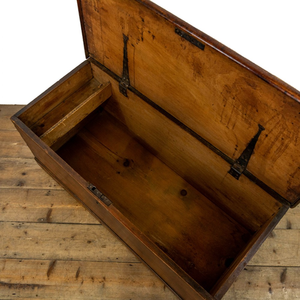 Small 19th Century Antique Elm Chest View VIII