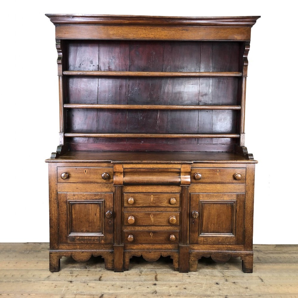 Antique 19th Century Oak Kitchen Dresser