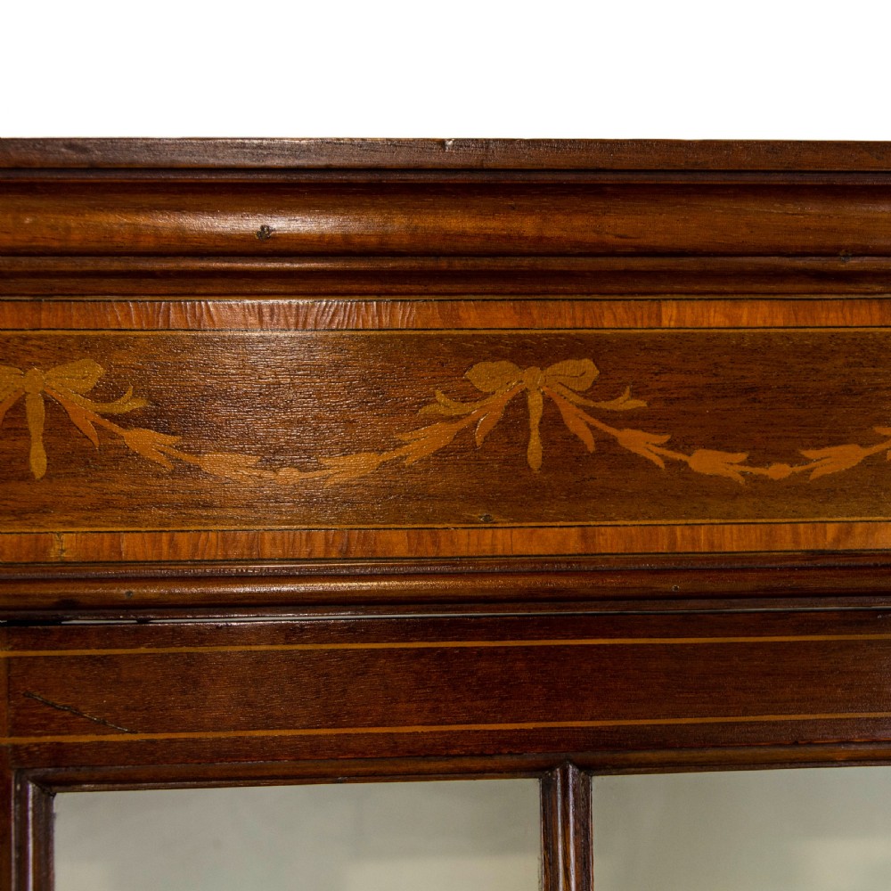 Edwardian Antique Mahogany Glass Display Cabinet View IV