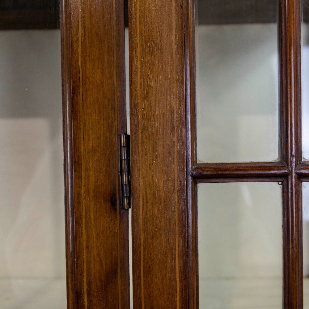 Edwardian Antique Mahogany Glass Display Cabinet View VI