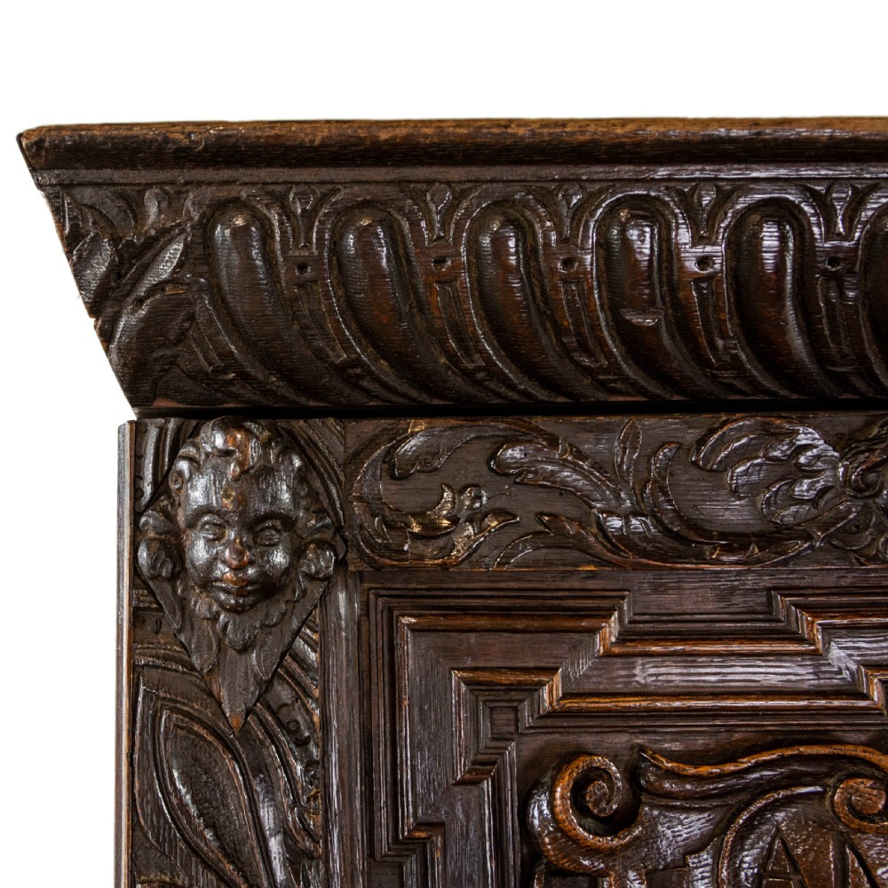 Antique Carved Oak Cupboard View IV