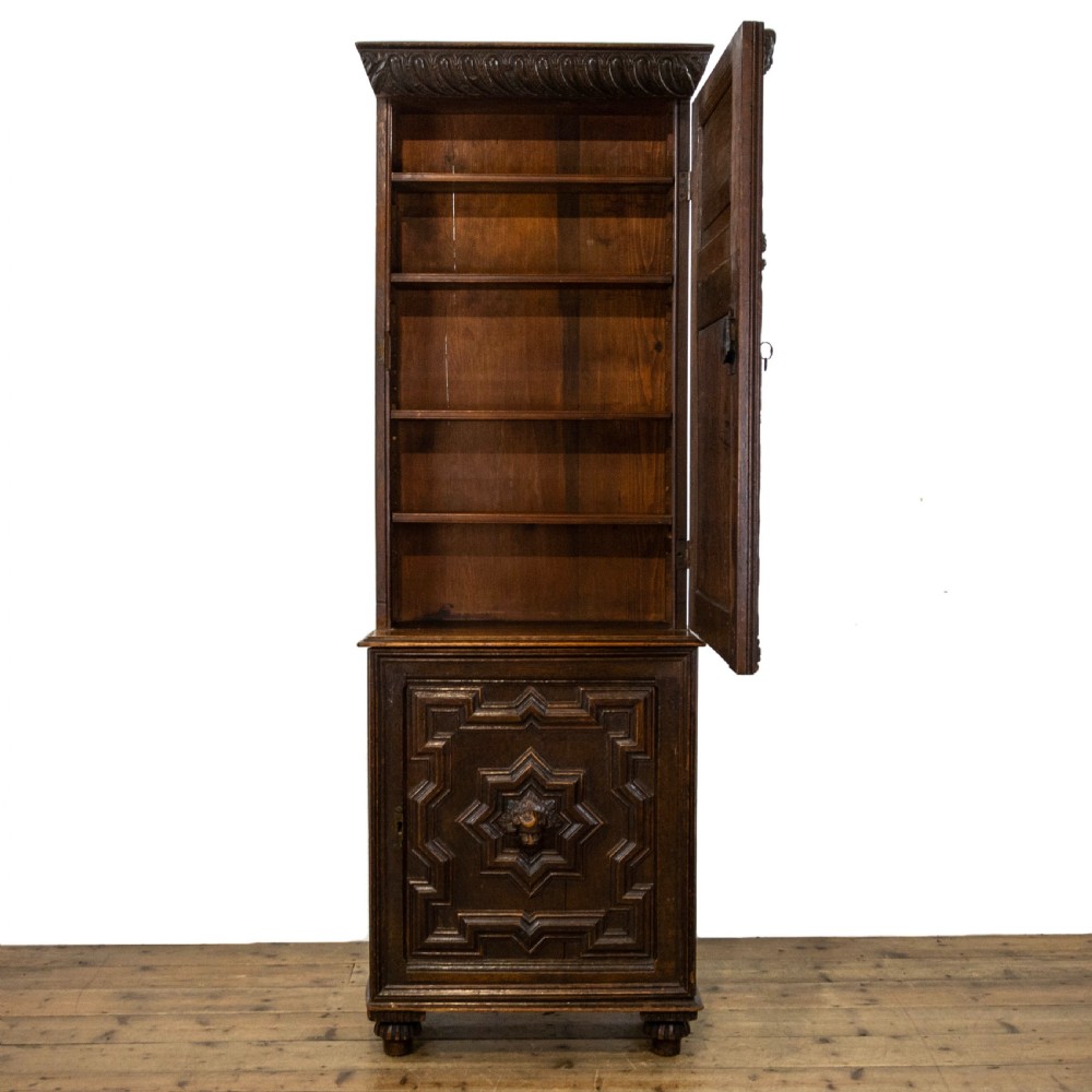 Antique Carved Oak Cupboard View VI