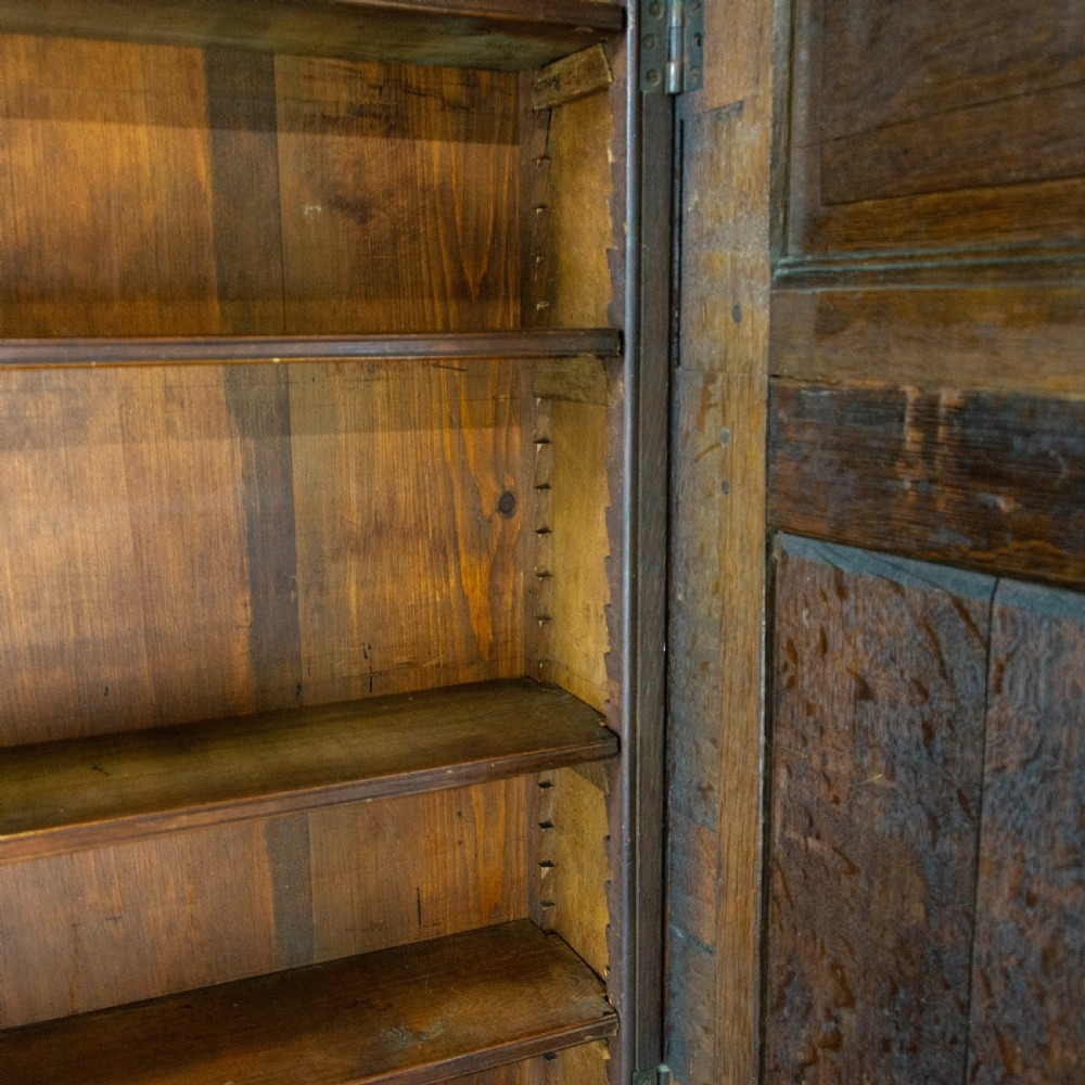 Antique Carved Oak Cupboard View VII