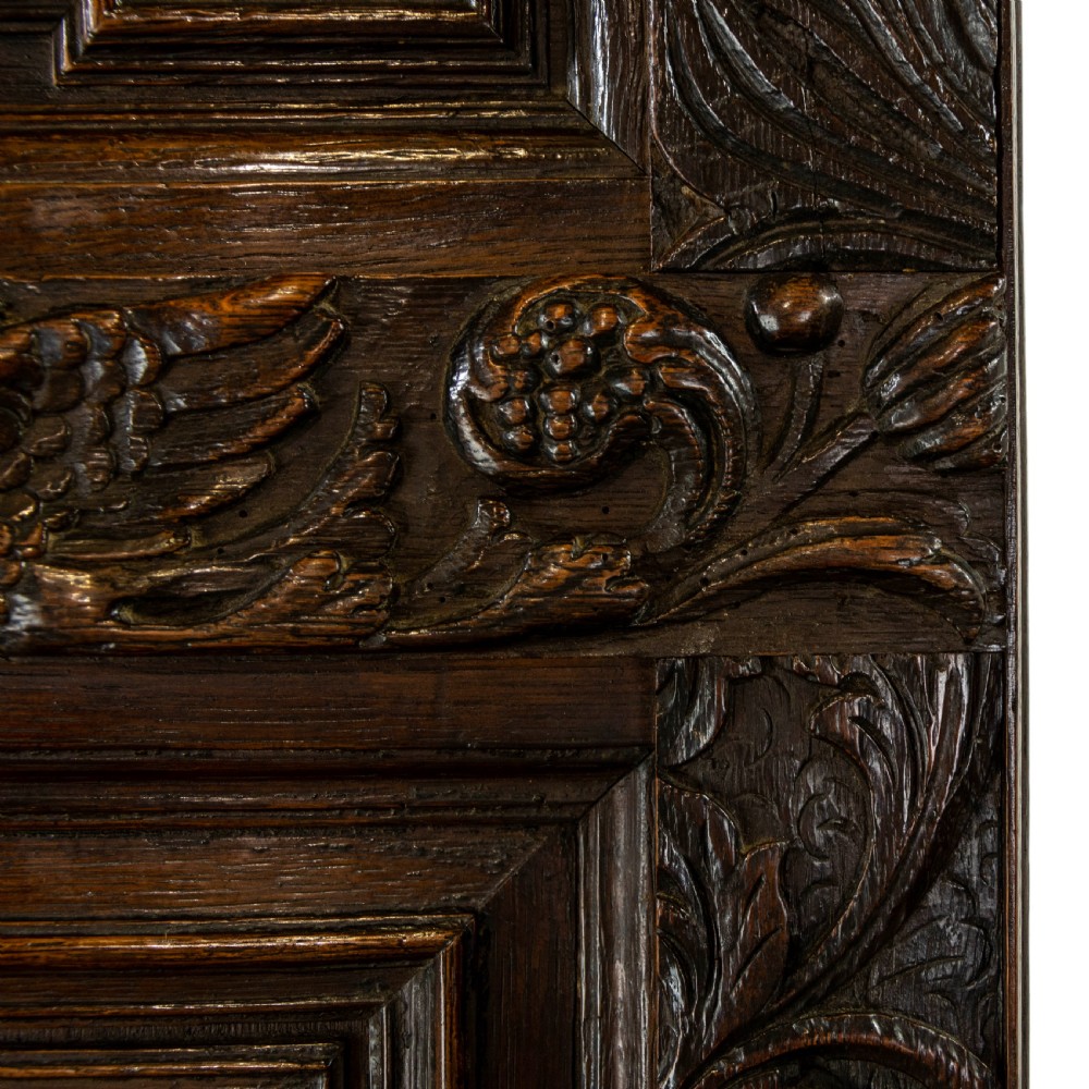 Antique Carved Oak Cupboard View VIII