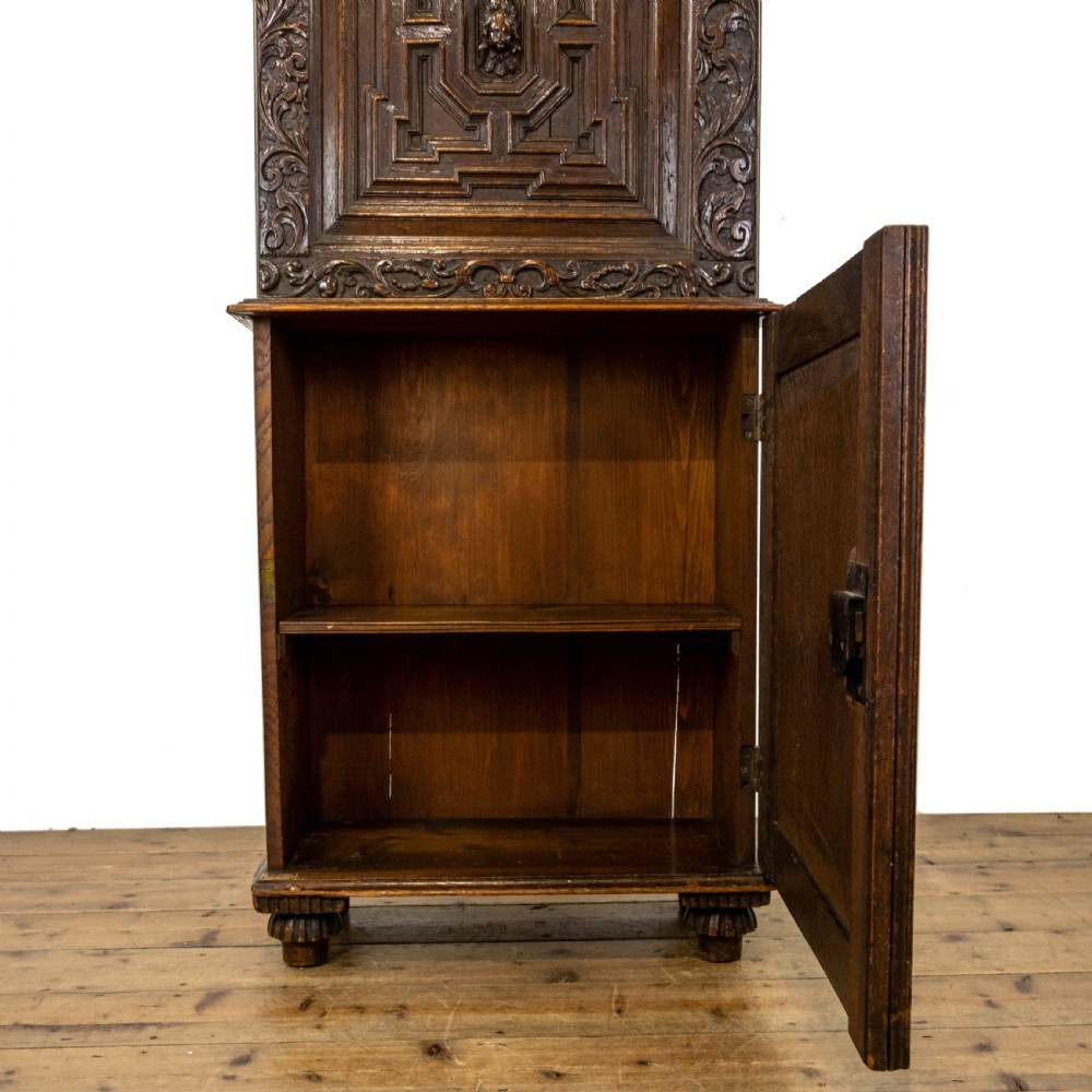 Antique Carved Oak Cupboard View IX