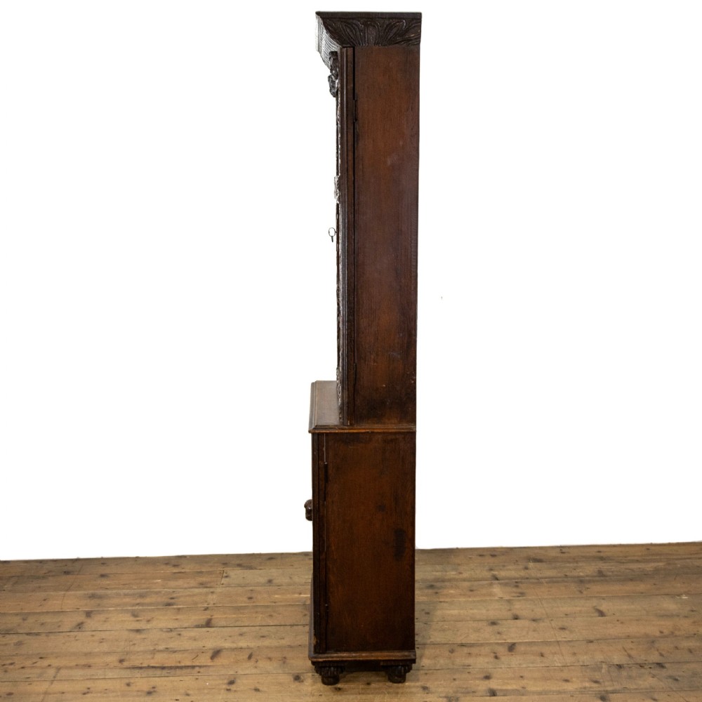 Antique Carved Oak Cupboard View XV
