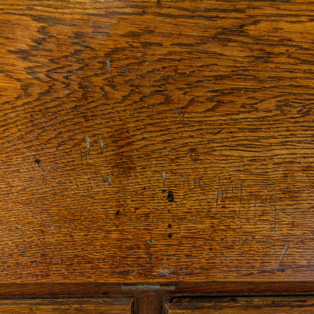 Antique Welsh Oak Bureau Bookcase View VI