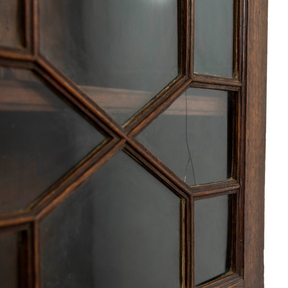 Antique Welsh Oak Bureau Bookcase View XIII