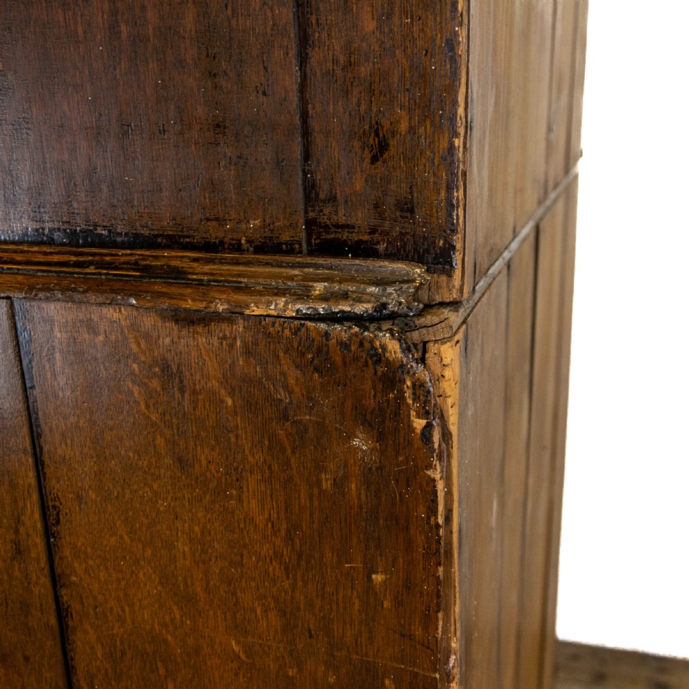 Antique Welsh Oak Bureau Bookcase View XX