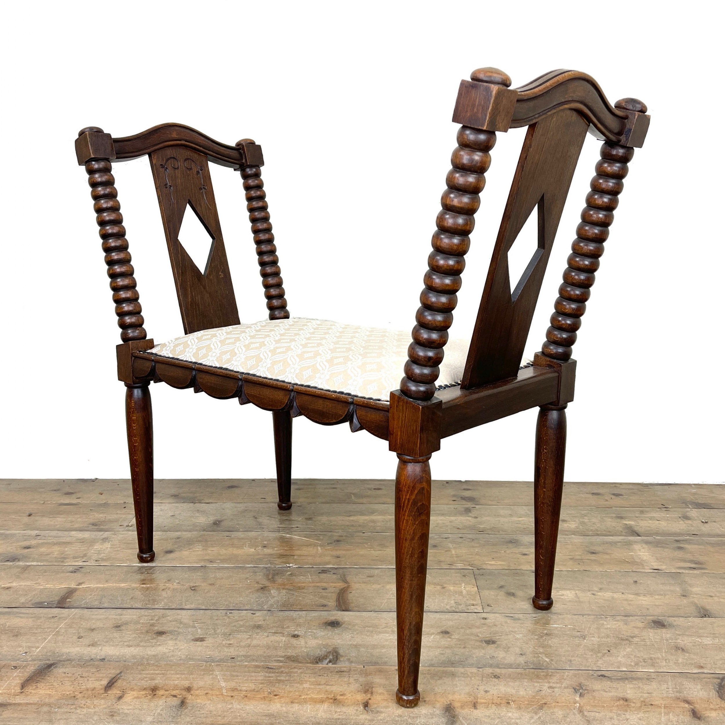 Antique Oak Window Seat