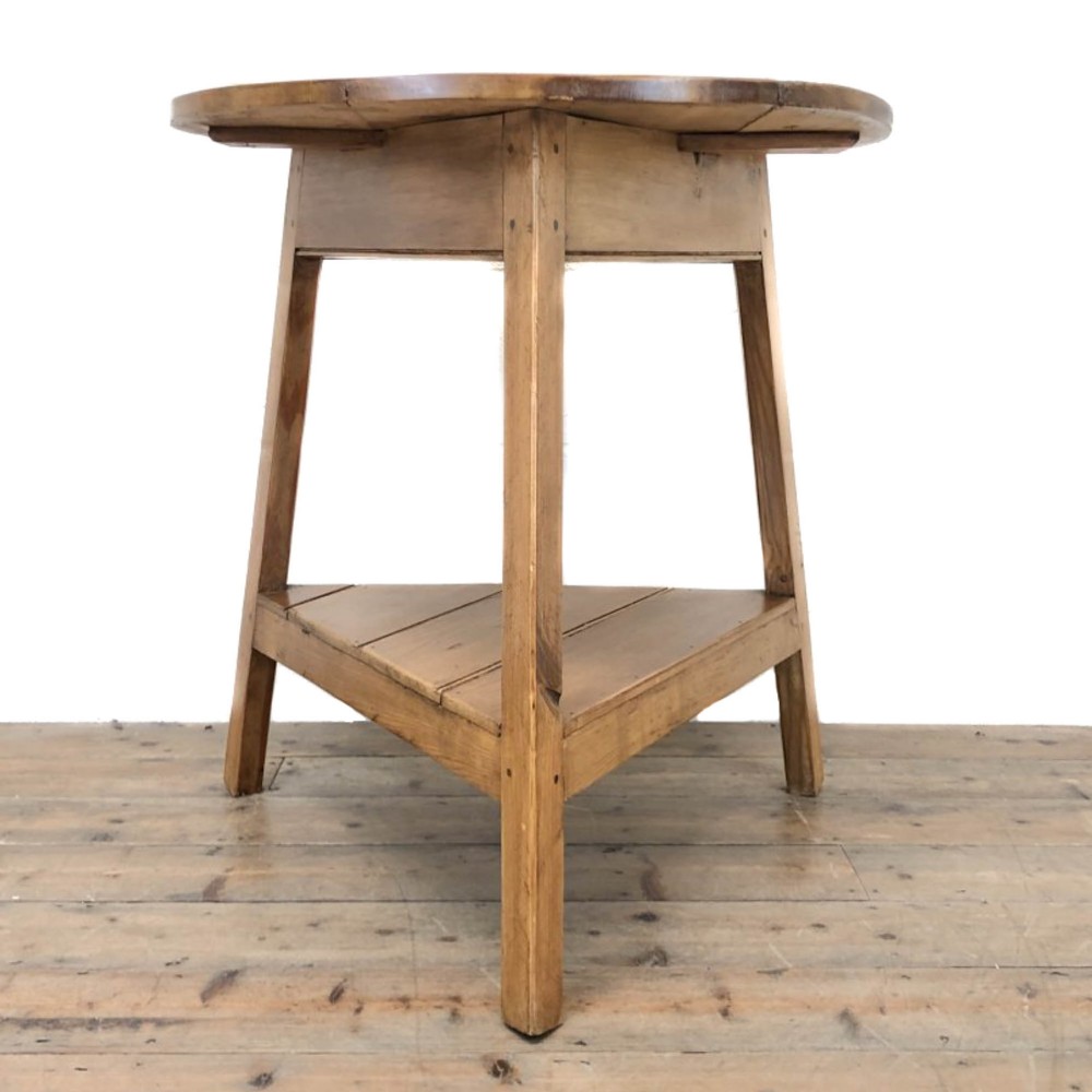 Antique Pine Cricket Table