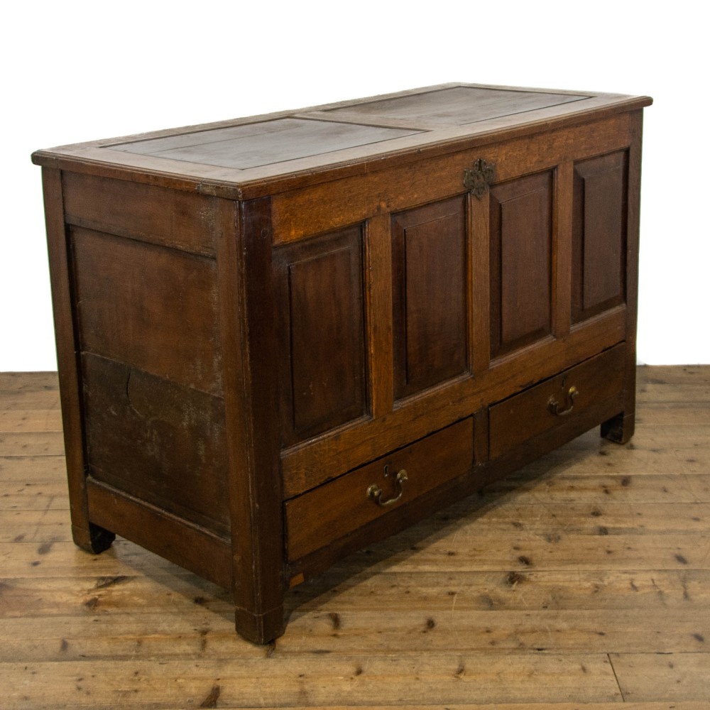 18th Century Antique Oak Mule Chest