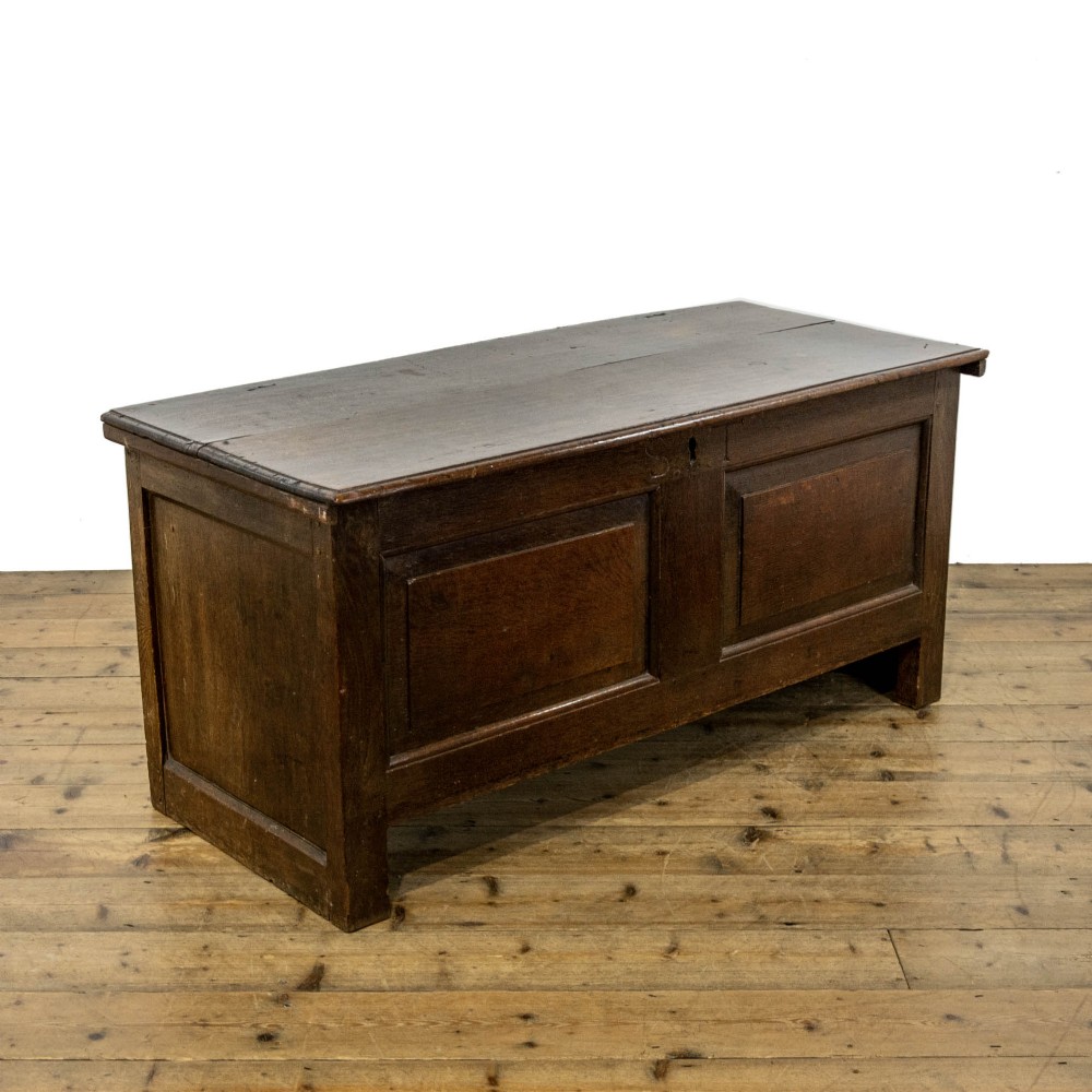 18th Century Antique Oak Coffer 