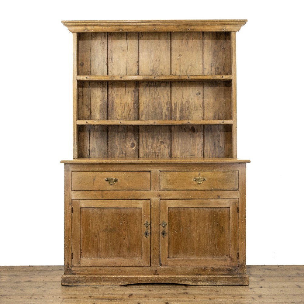 19th Century Antique Stained Pine Dresser