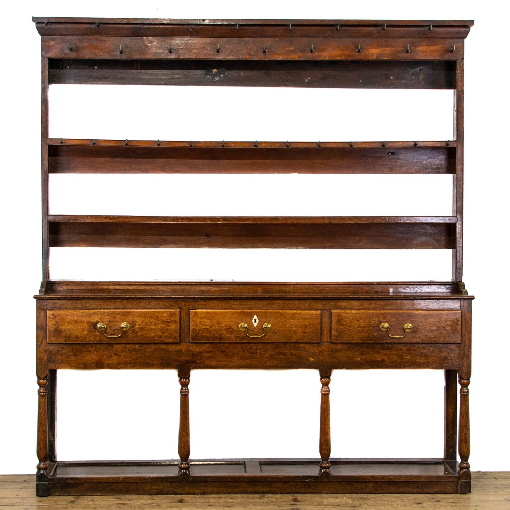 19th Century Antique Oak Pot Board Dresser