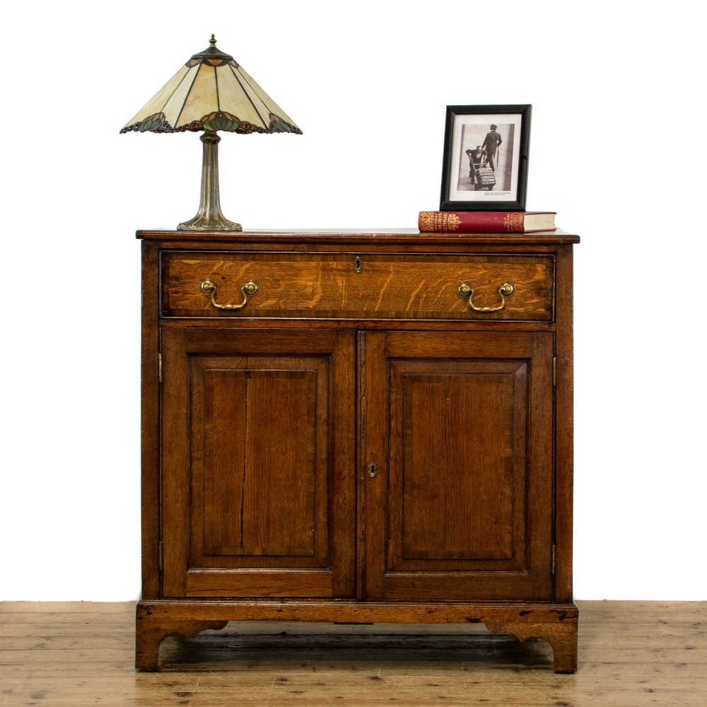 George III Antique Oak Cupboard
