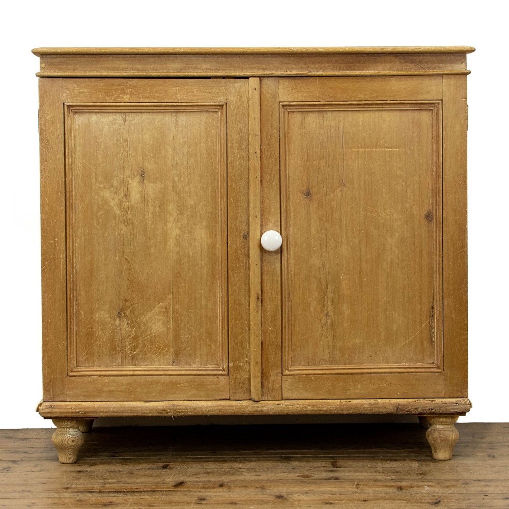 Victorian Antique Pine Two Door Cupboard