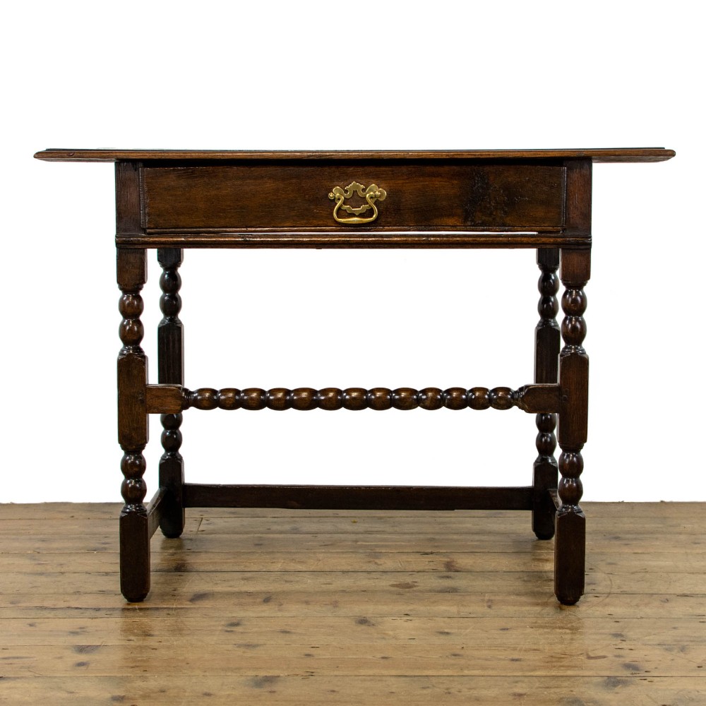 18th Century Antique Oak Side Table