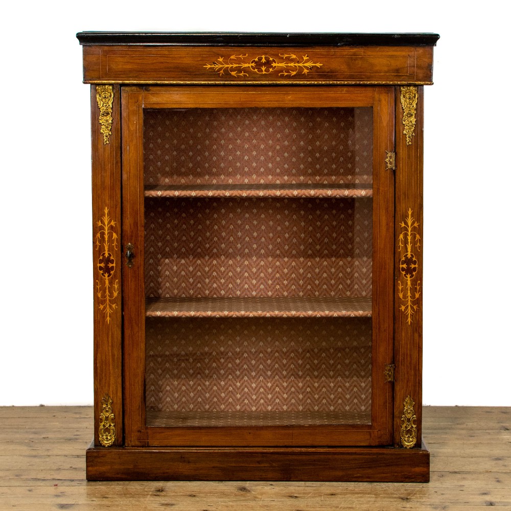 Antique Walnut Pier Cabinet