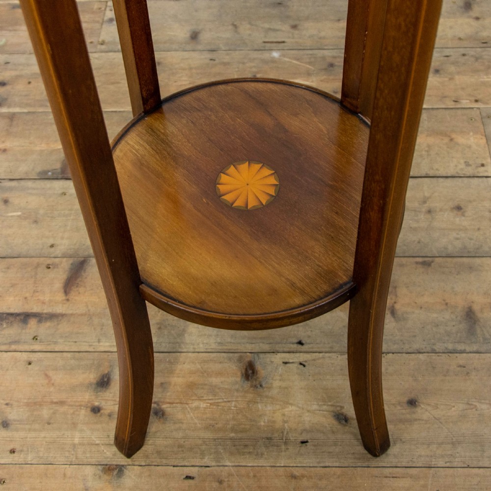Pair of Edwardian Mahogany Plant Stands View X
