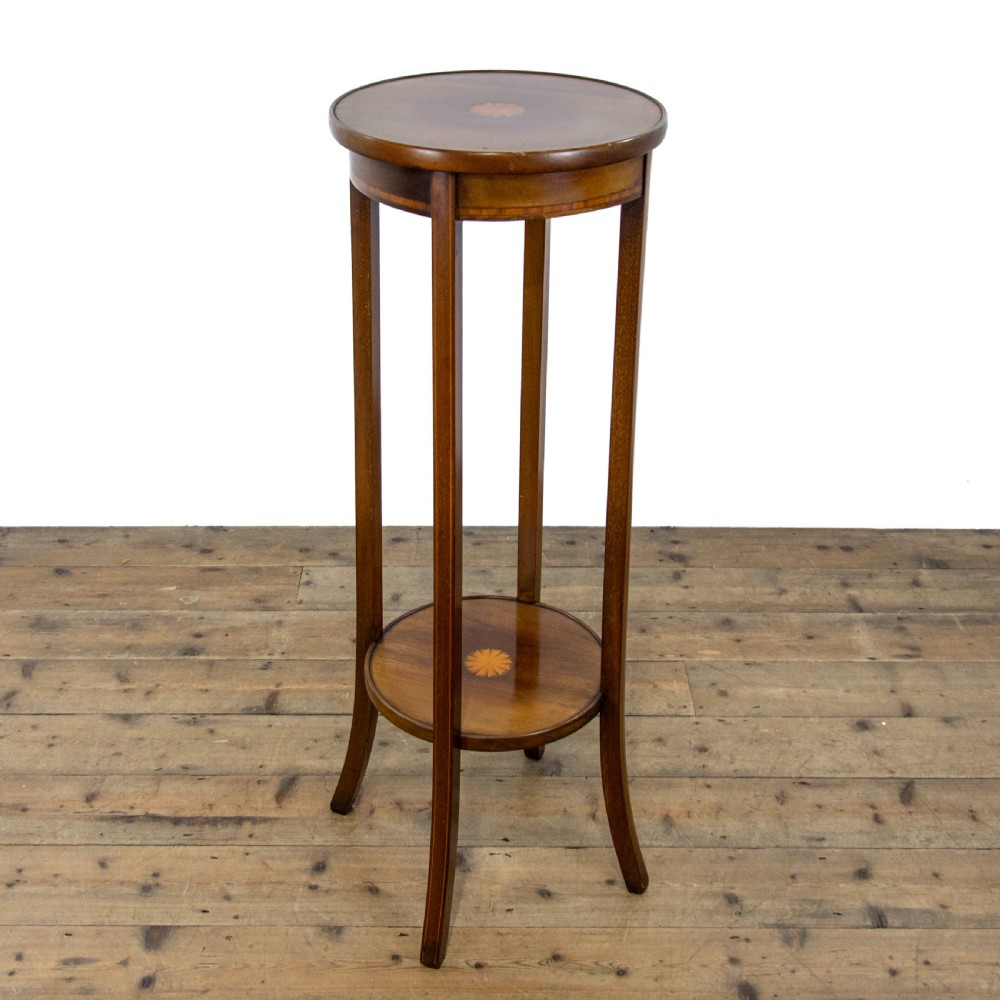 Pair of Edwardian Mahogany Plant Stands View XII