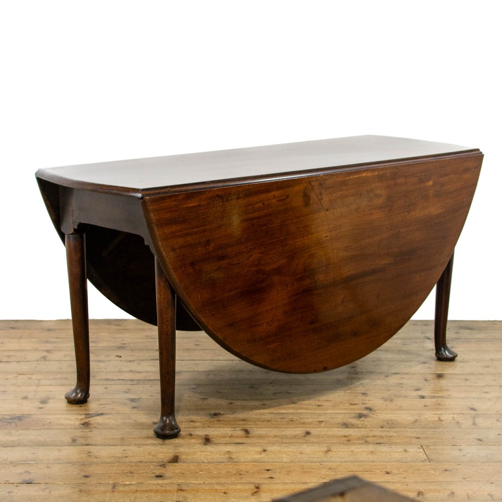 Large Antique Mahogany Gateleg Dining Table