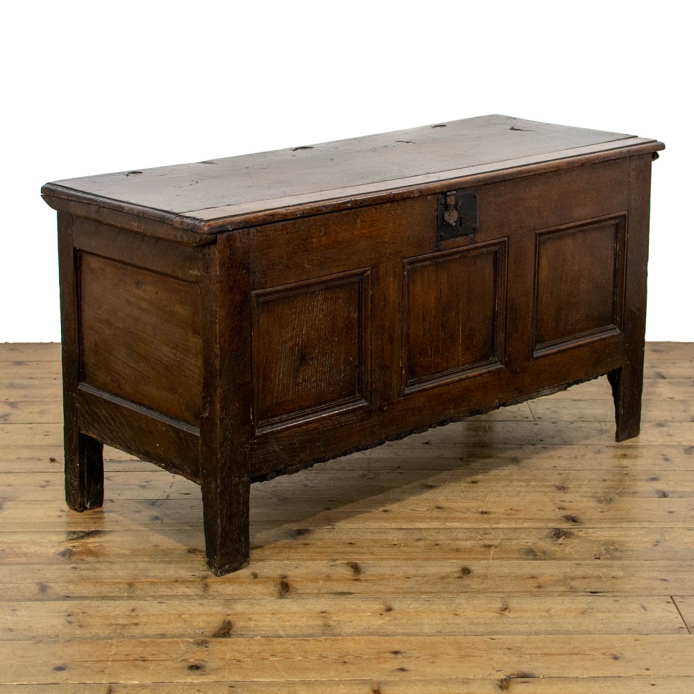 18th Century Antique Oak Coffer