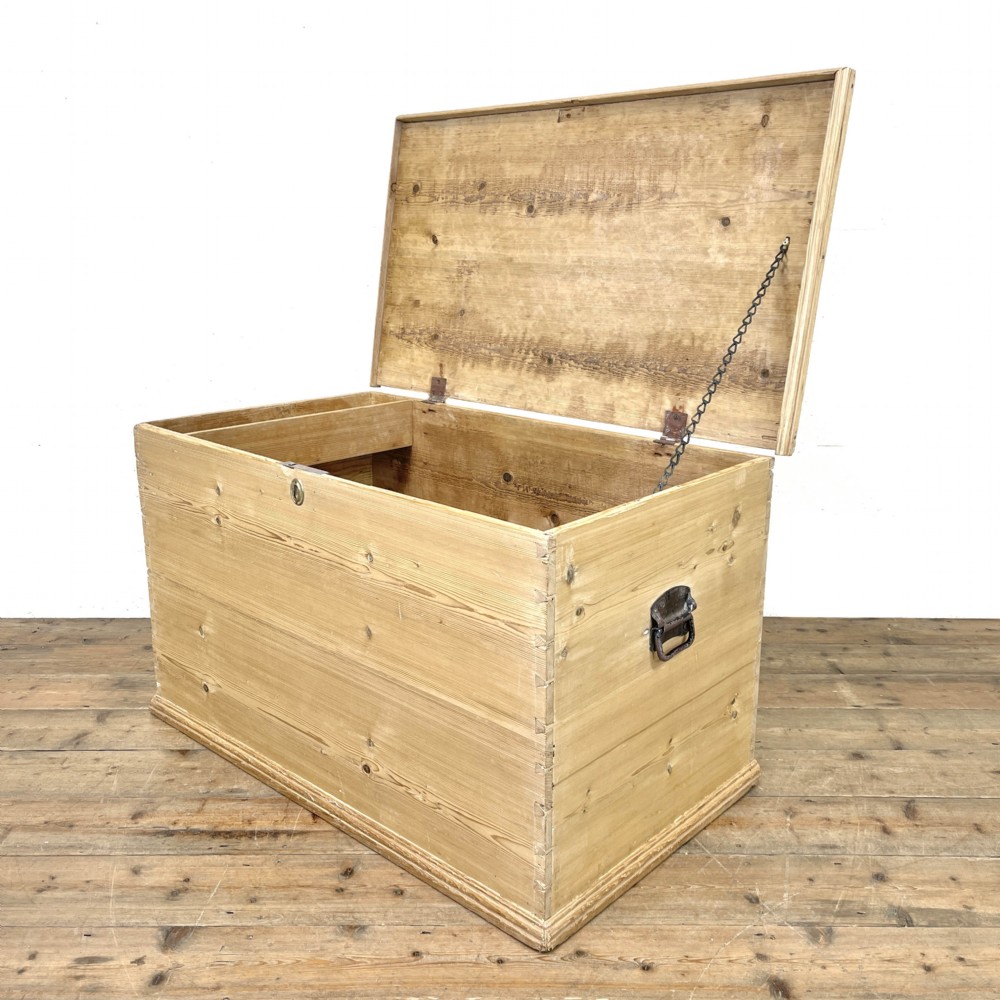 Antique Pine Storage Chest