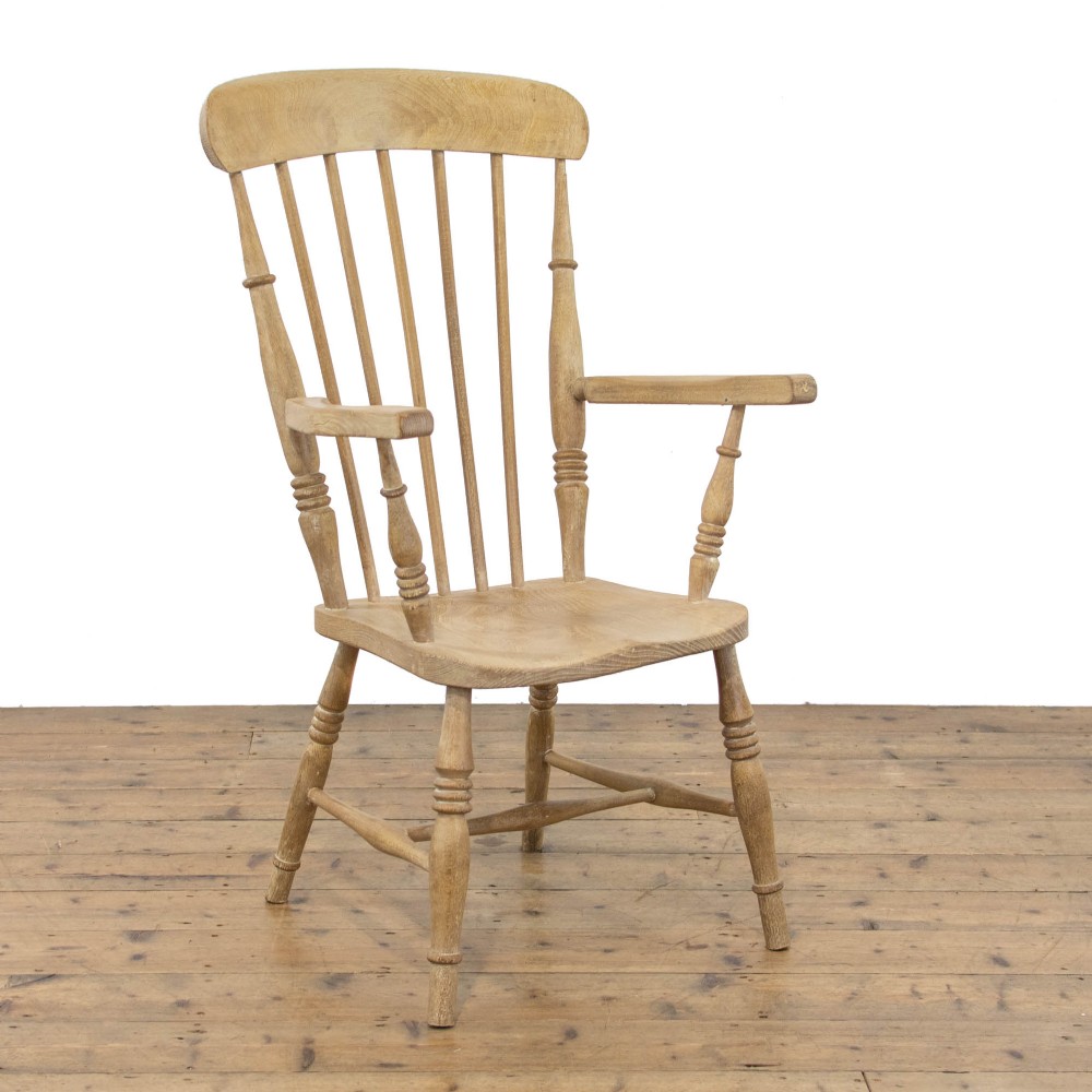 Antique Pine Windsor Armchair