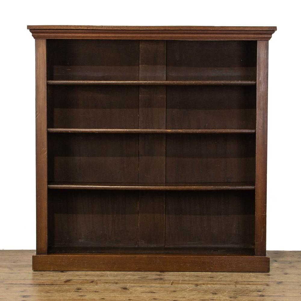 Victorian Antique Mahogany Open Bookcase