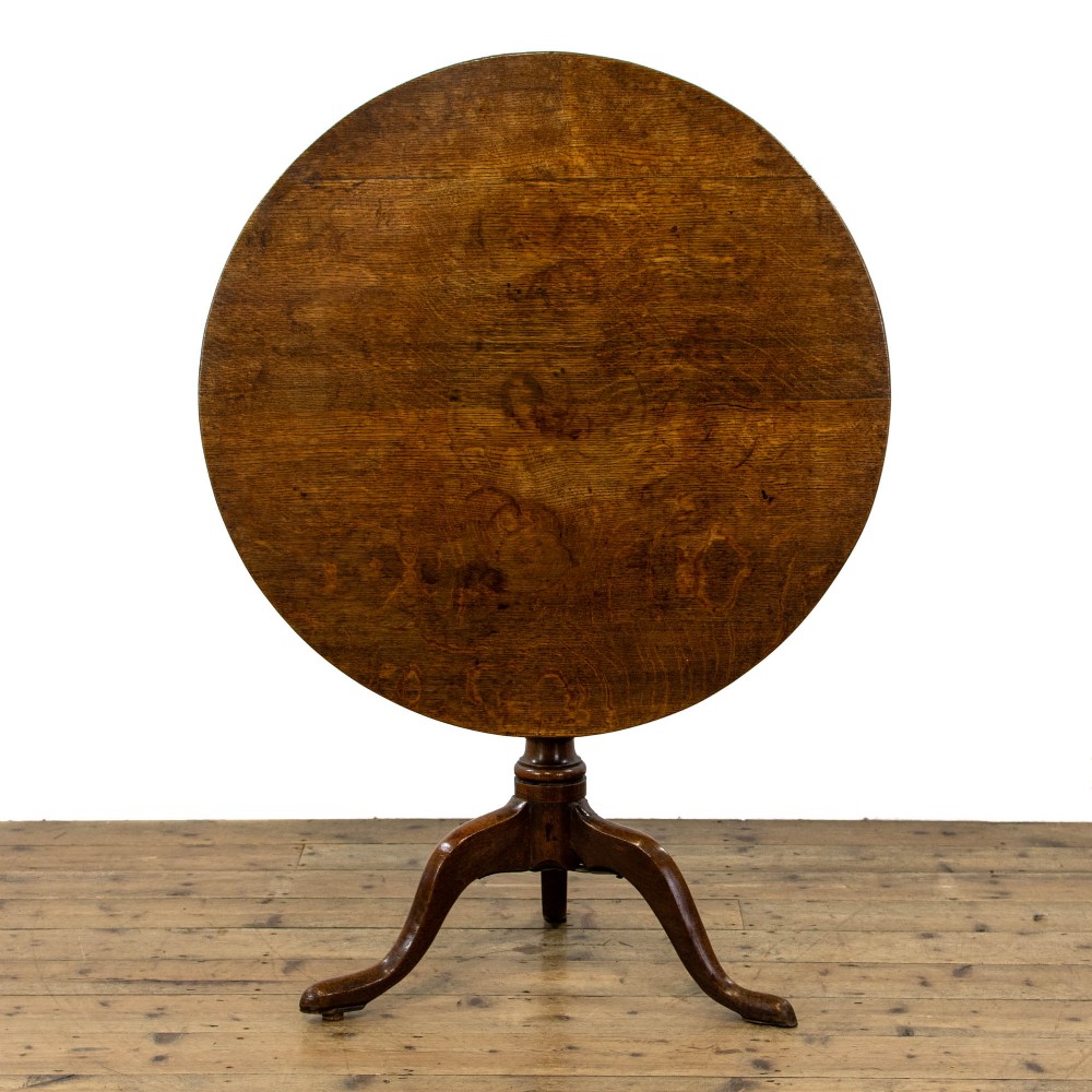 Georgian Antique Oak Tilt Top Table